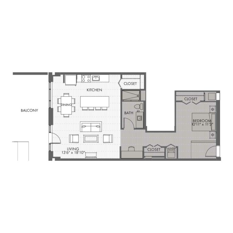 Townhome Studio – Style 0A