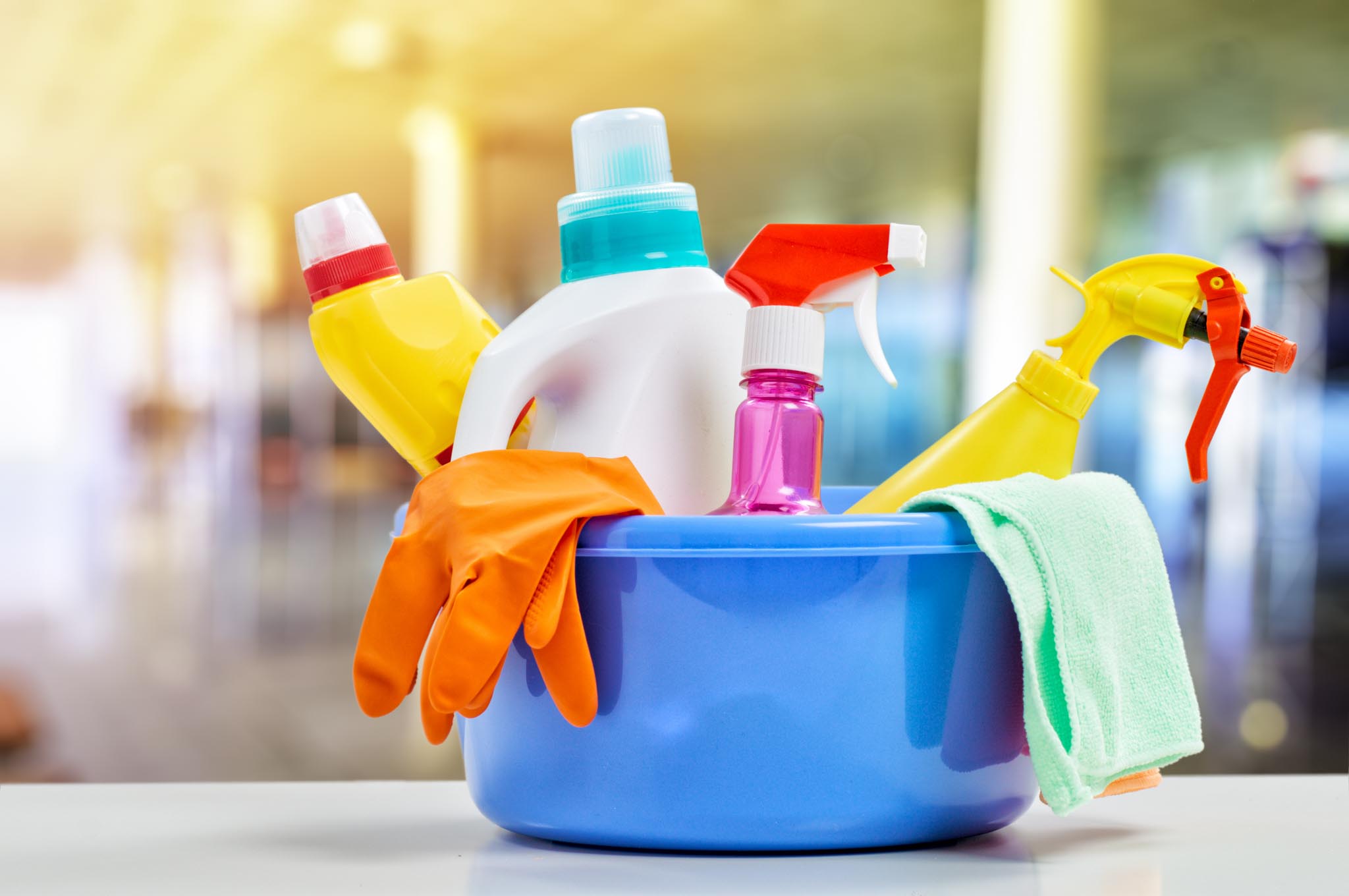 How to Clean Your Cleaning Supplies 2