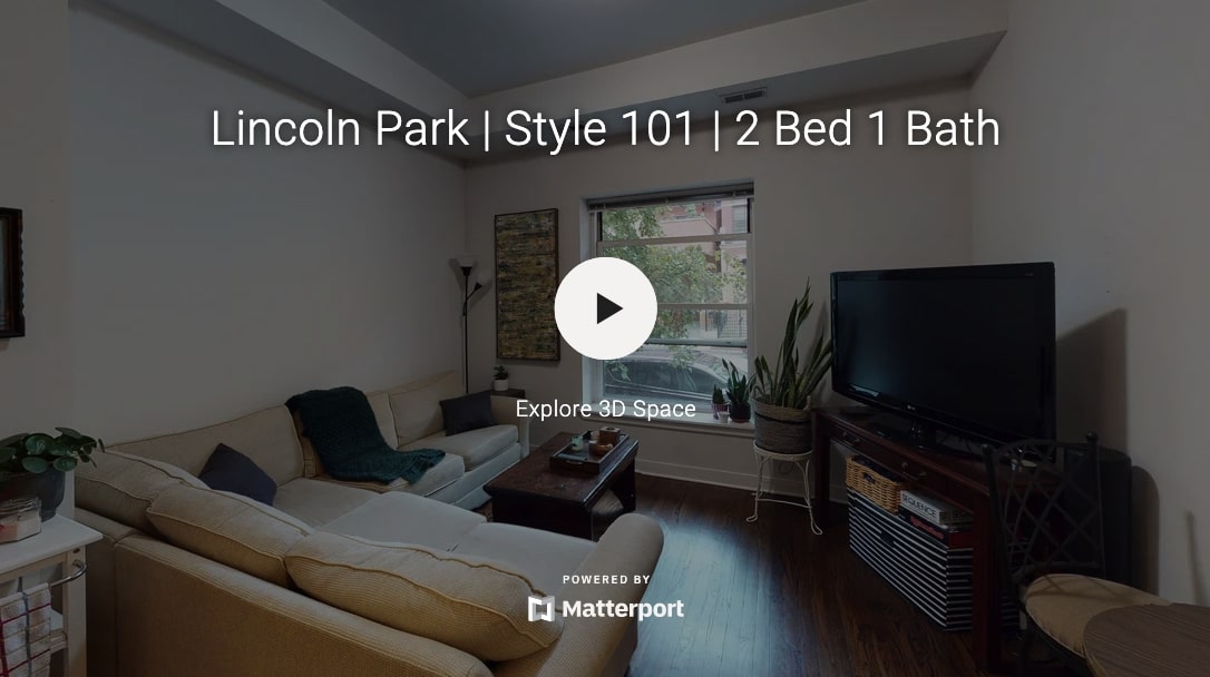 Lincoln Park Style 101 2 Bed 1 Bath