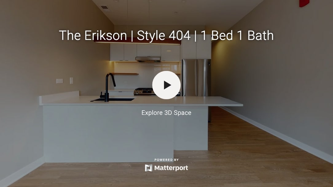 The Erikson Style 404 1 Bed 1 Bath