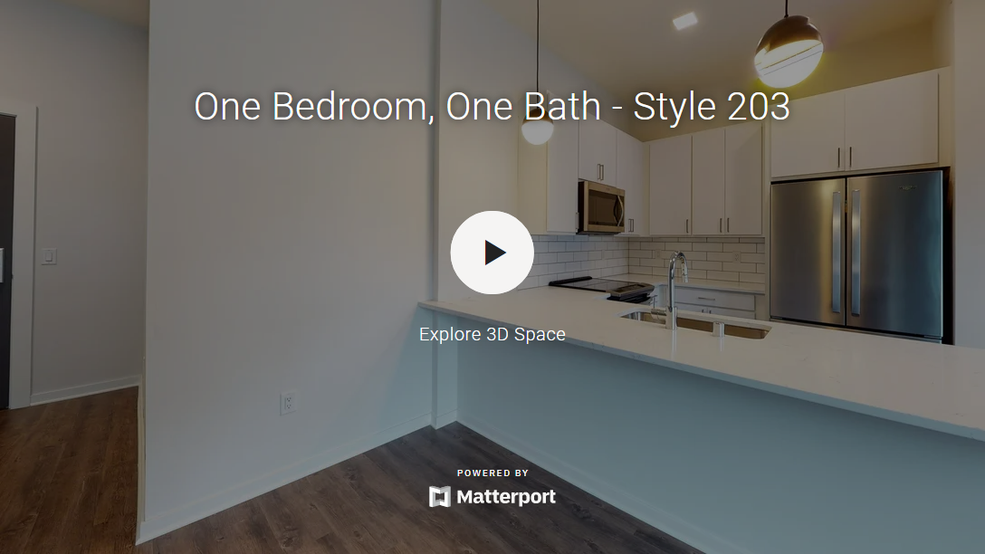 One Bedroom, One Bath - Style 203