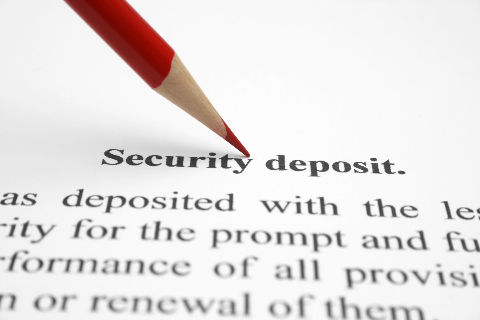 tips to ensure you get at least some of your security deposit back